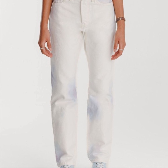 NWT Levi's 501 White Jeans Button Fly High Rise - Picture 6 of 10